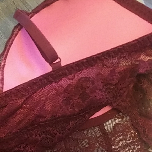New! Victoria Secret Pink lace bralet. Sz.Large - Picture 6 of 6